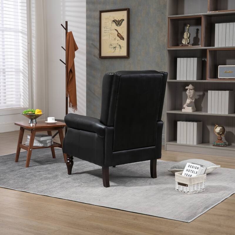 Wood Frame Armchair,Accent Chair Lounge Chair for Living Room,Bedroom,Office