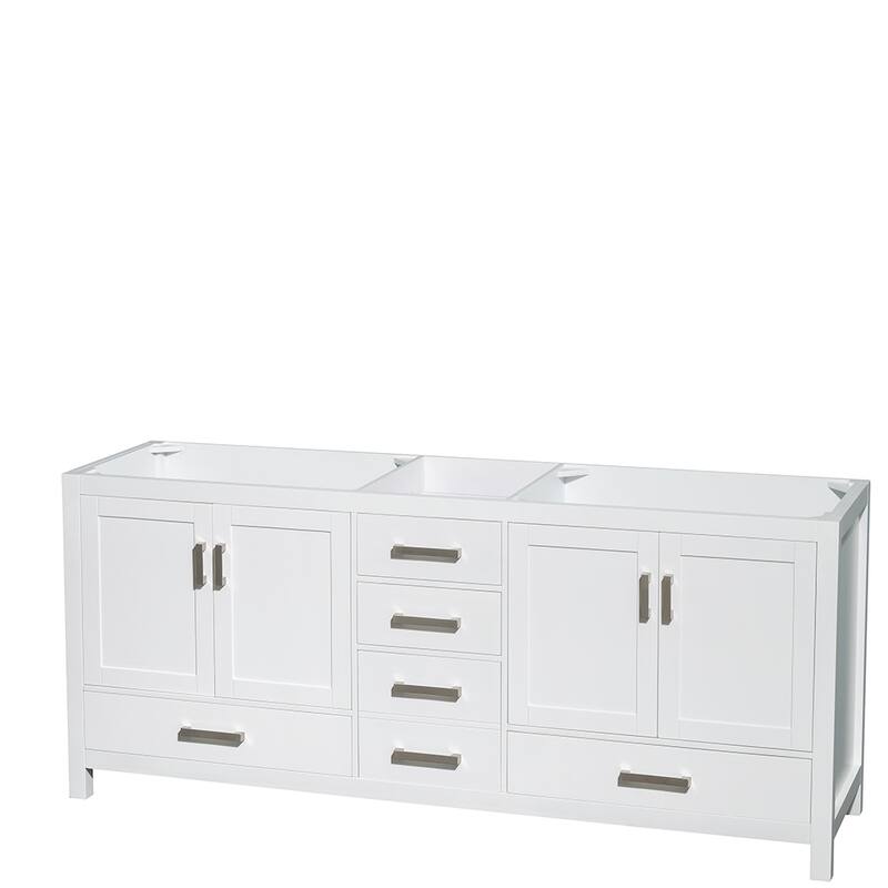 Wyndham Collection Sheffield Double Vanity Set