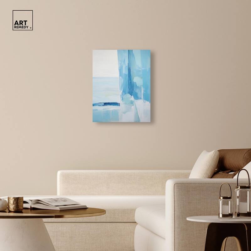 Seraphic Blues I Canvas by Art Remedy, Gallery Wrapped