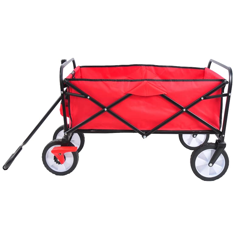 Folding Wagon Versatile Garden & Beach Cart ‚Äì Metal Construction