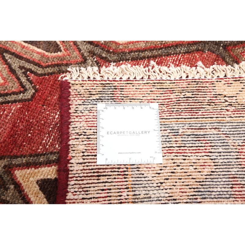 ECARPETGALLERY Hand-knotted Antalya Vintage Dark Red Wool Rug - 4'2 x 6'2