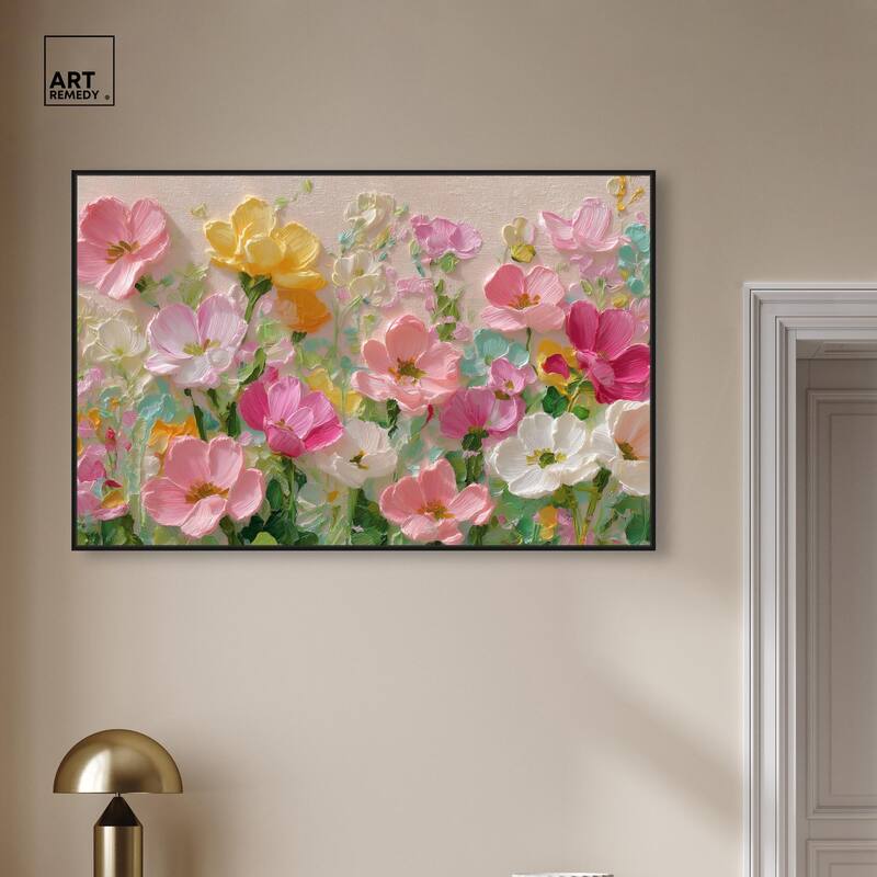 Expressed in Petals I Canvas by Art Remedy