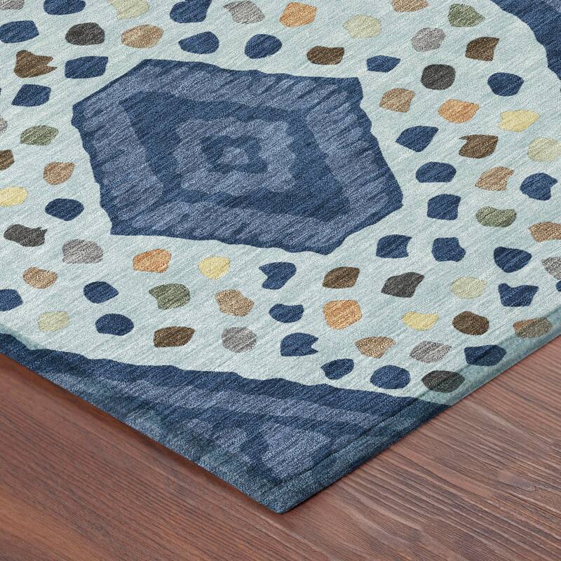 Machine Washable Indoor/ Outdoor Global Nipsey Chantille Rug