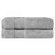 preview thumbnail 8 of 59, Blue Nile Mills Turkish Cotton Heavyweight Bath Sheet Set of 2 Grey