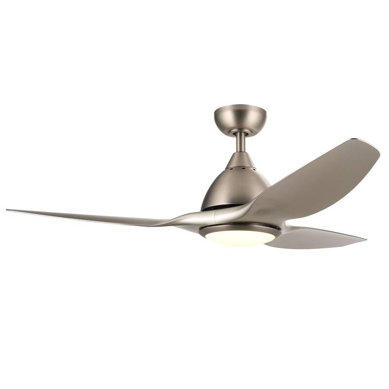 CO-Z 52" 3-Blade LED Ceiling Fan with Light Kit and Remote Control