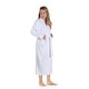 preview thumbnail 24 of 53, Superior Unisex Turkish Cotton Terry Kimono Bathrobe with Embroidery Robe