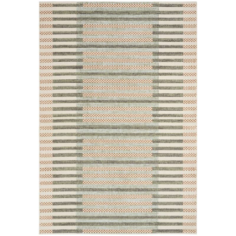 Nourison Nordic Indoor only Geometric Area Rug - 4' x 6' - Ivory/Multicolor