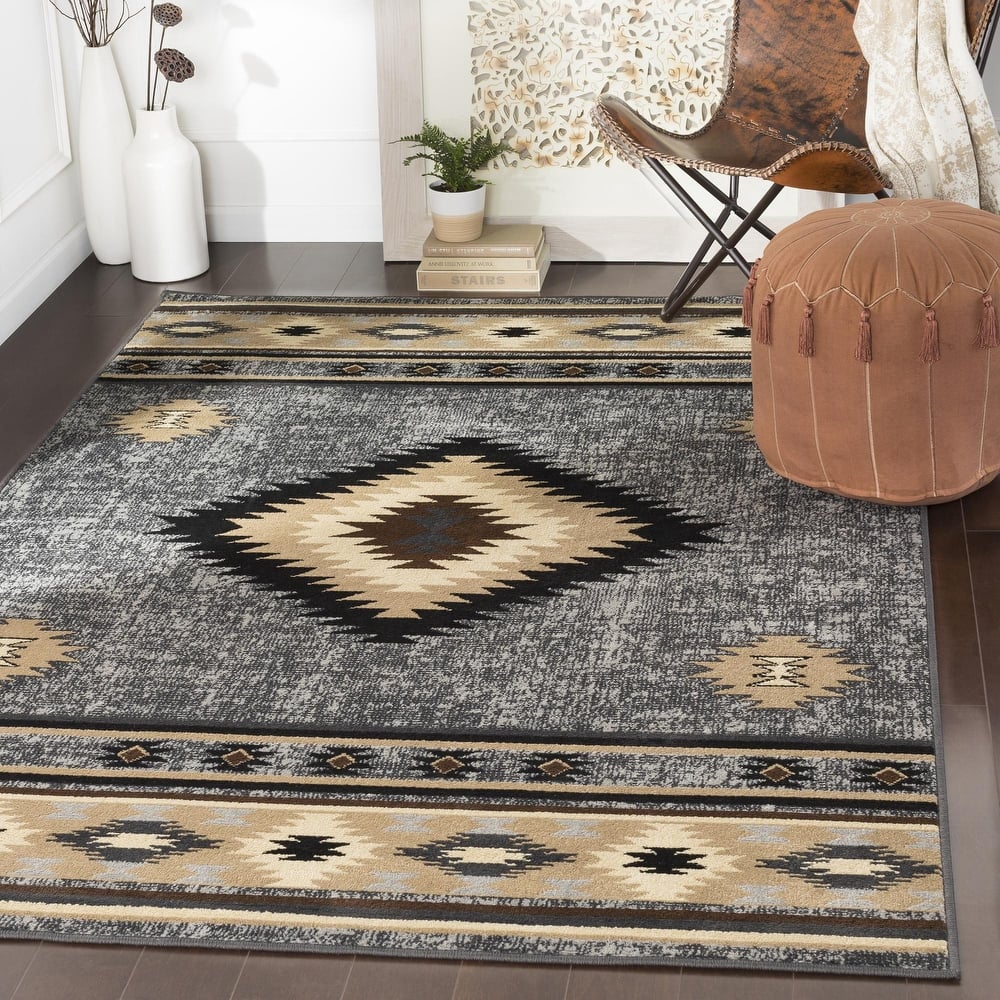 Livabliss Paramount Southwestern Geometric Area Rug