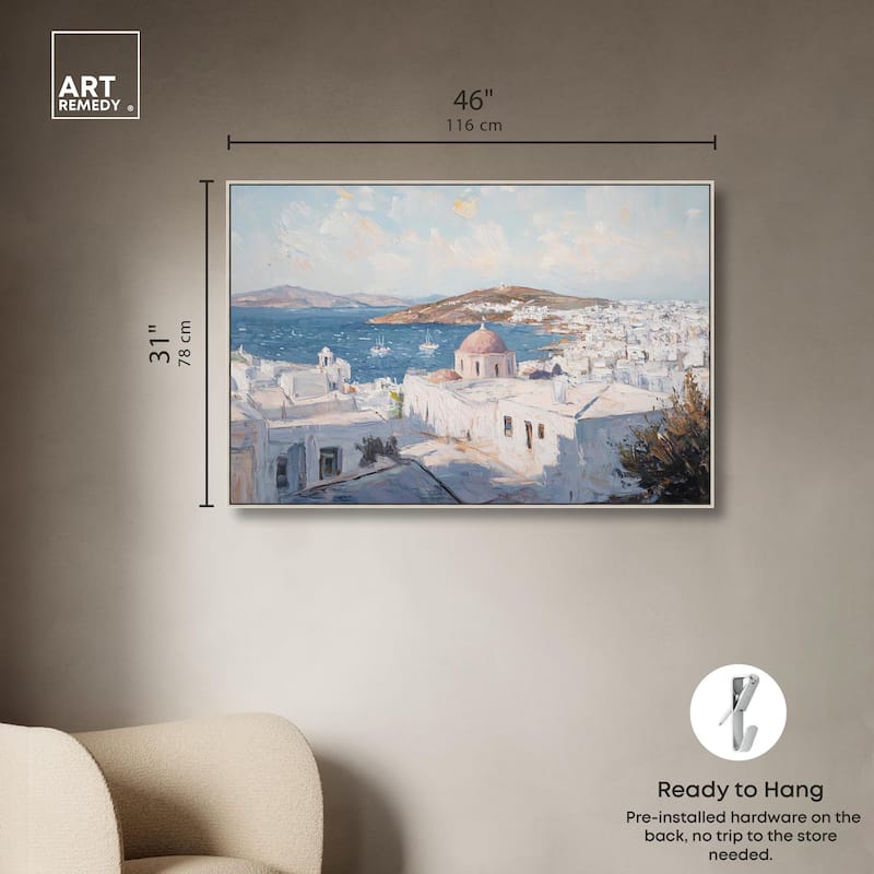 Early Morning Greece Canvas by Art Remedy