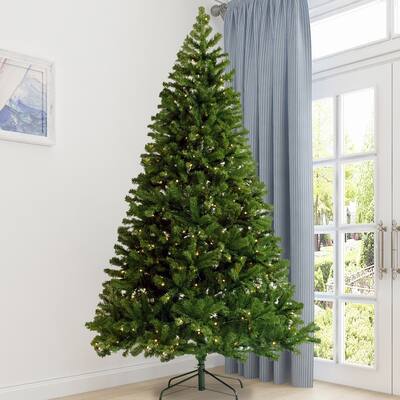 Pre-lit Christmas Tree 7.5ft Artificial Hinged Xmas Tree