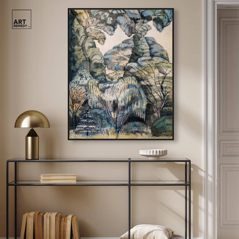 Trees in Bird Garden 1913 Canvas by Art Remedy