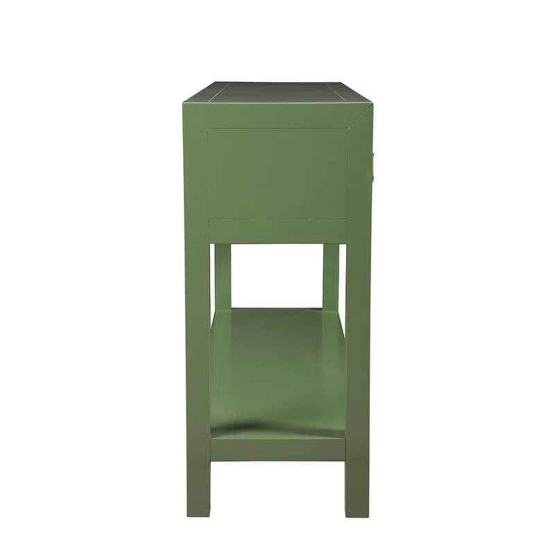 Furniture Classics Abrams Mahogany & Gold Console Table