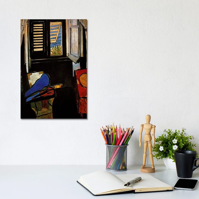 iCanvas "Interior with a Violin" by Henri Matisse Canvas Print - 12x8x0.75