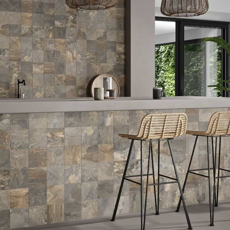 Wells Stone 6in x 6in Porcelain Floor and Wall Tile