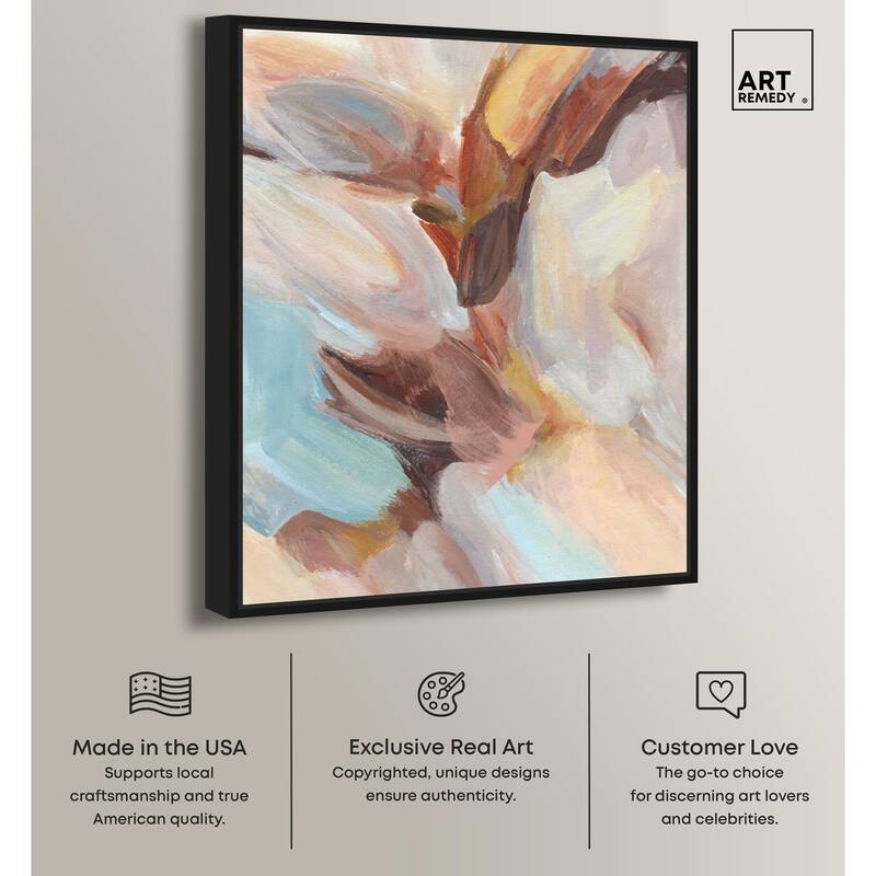 Layers of Colors II Canvas by Art Remedy