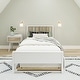 preview thumbnail 2 of 4, Max and Lily Twin-Size Bed with Slatted Headboard and Trundle