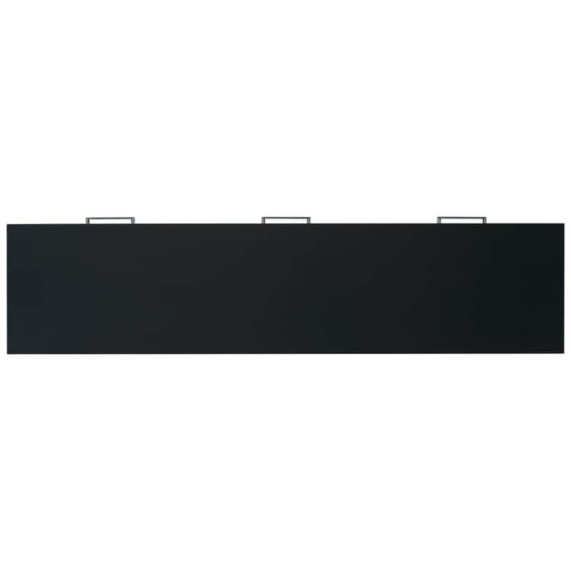 62.2" Modern Farmhouse Console Table with 3 Drawers & Open Shelf