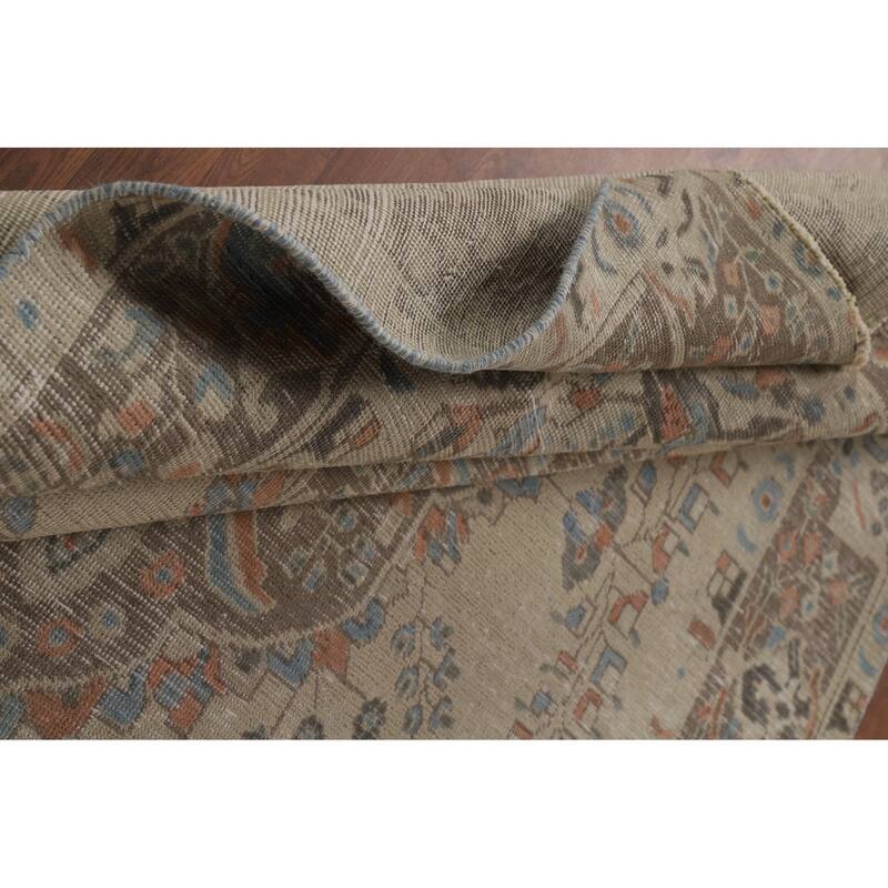 Traditional Tabriz Persian Area Rug Hand-Knotted Bedroom Wool Carpet - 6'5"x 8'11"