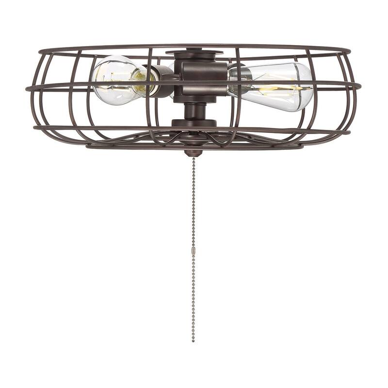Trade Winds 3-Light Fan Light Kit in Oil Rubbed Bronze