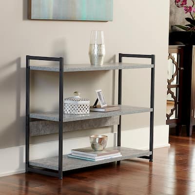 Household Essentials 3 Shelf Open Storage Bookshelf - 13.8"L x 40.5"W x 32.5"H