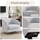 preview thumbnail 61 of 88, 31.1'' W Modern Barrel Swivel Accent Chair