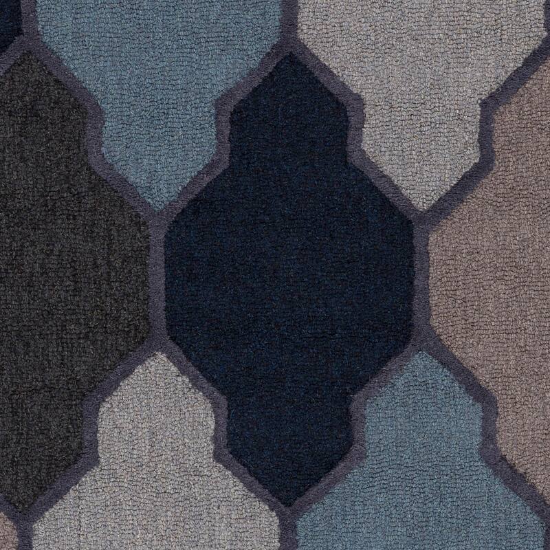 Hand-Tufted Ryde Moroccan Trellis Wool Rug