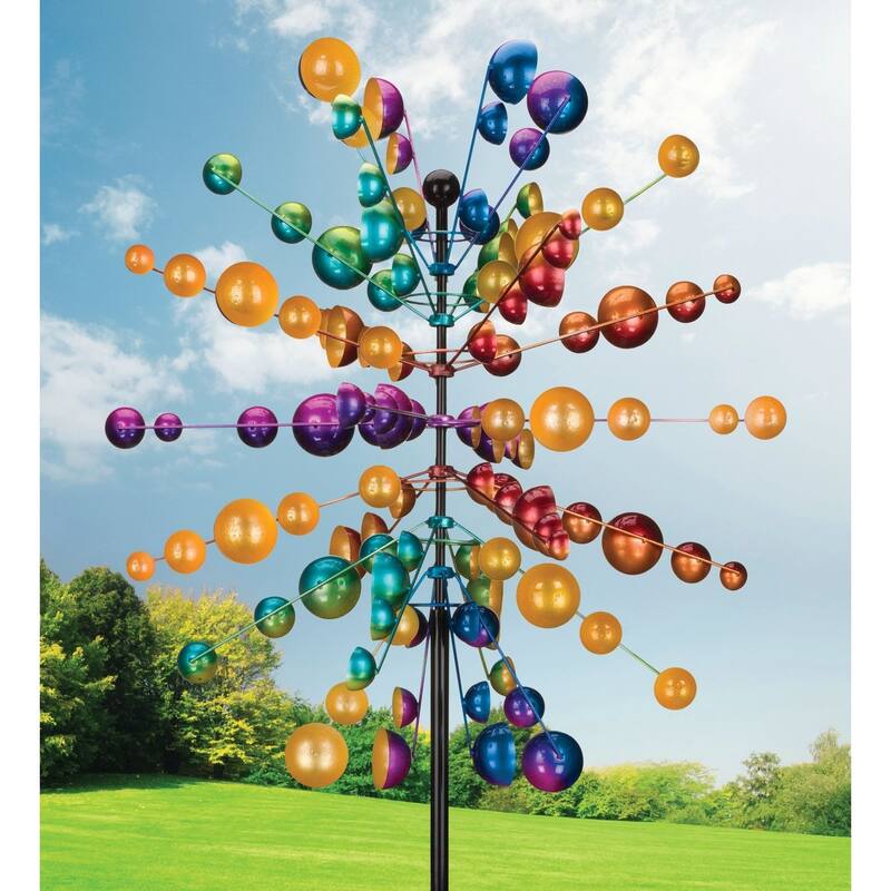 Fireworks Wind Spinner 86" - 32"x32"x86"