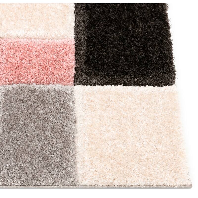 Well Woven San Francisco Escondido Geometric Shag Area Rug