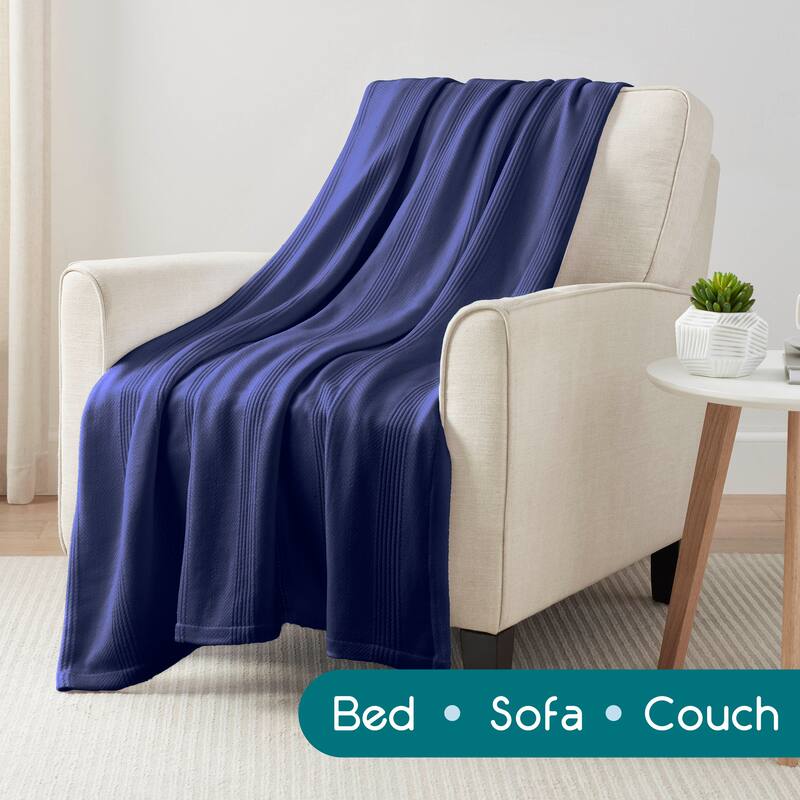 Vellux Cotton - Soft Lightweight Breathable All Season Blanket