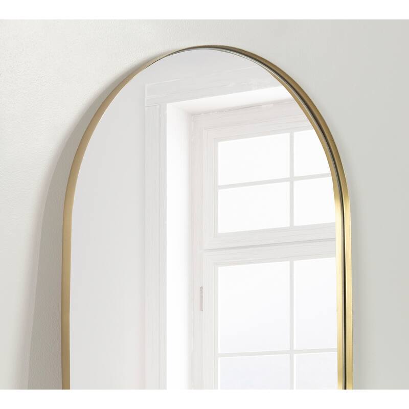 Kate and Laurel Rollo Capsule Framed Wall Mirror
