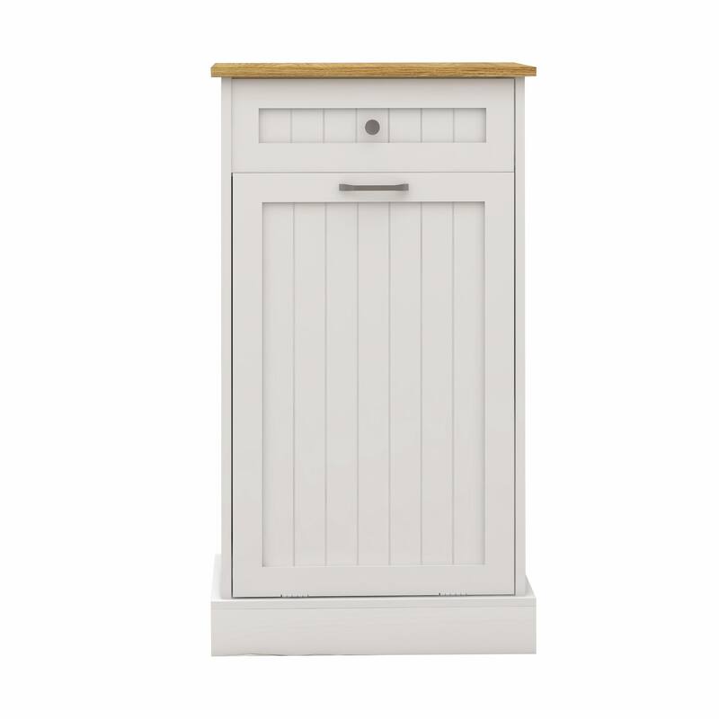 1-Drawer, 1-Compartment Tilt-Out Trash Cabinet - Kitchen Trash Cabinet