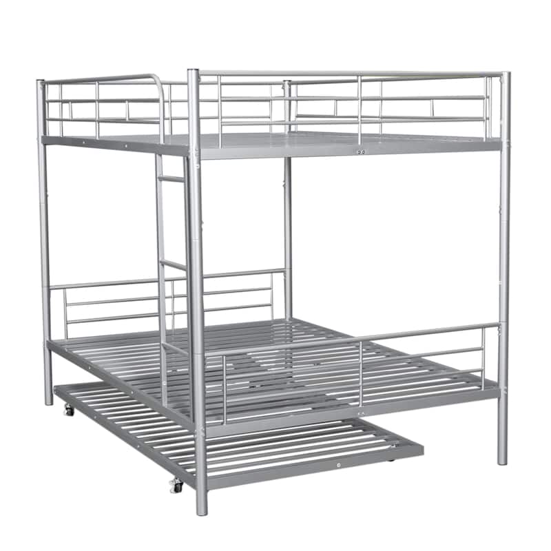 Full Over Full Bunk Bed with Trundle