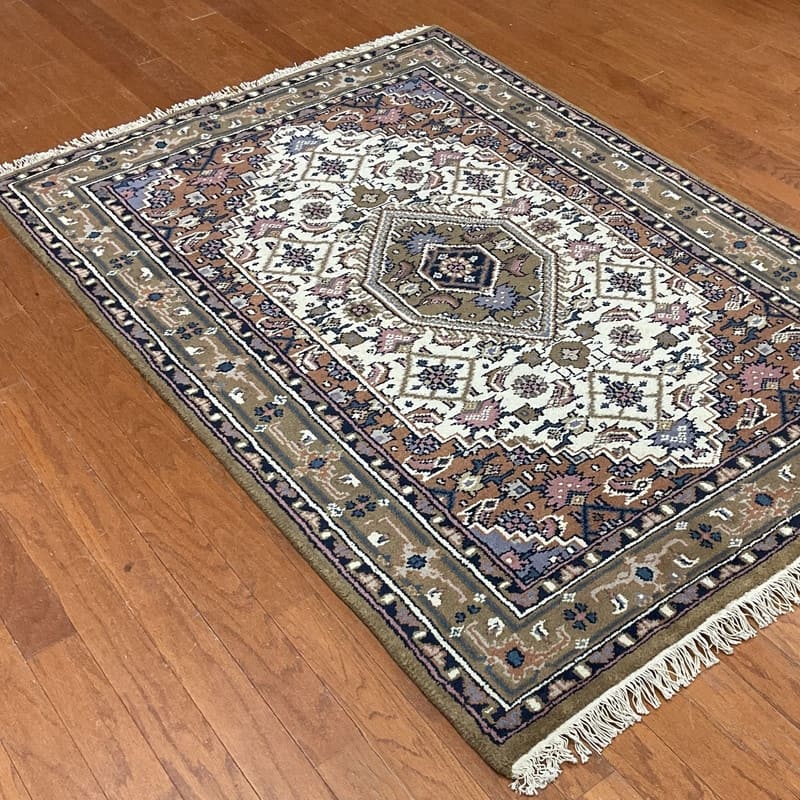 HERAT ORIENTAL Hand-knotted Medallion Bidjar Wool Rug - 4x6