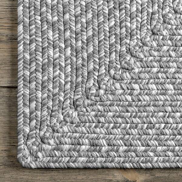 Shop Nuloom Jayda Braided Ombre Indoor Outdoor Area Rug On Sale