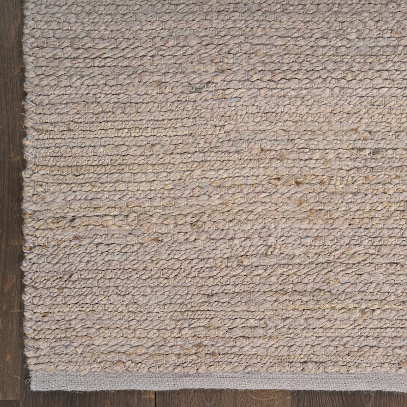 Nourison Natural Jute Indoor only Solid Area Rug
