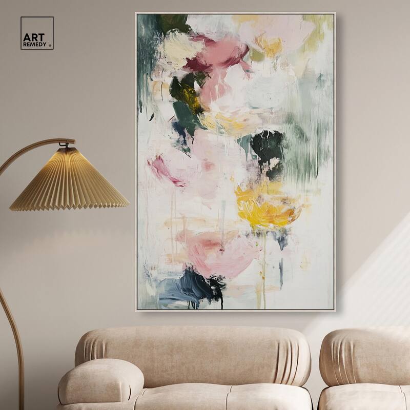 Dripping Colors II Canvas by Art Remedy