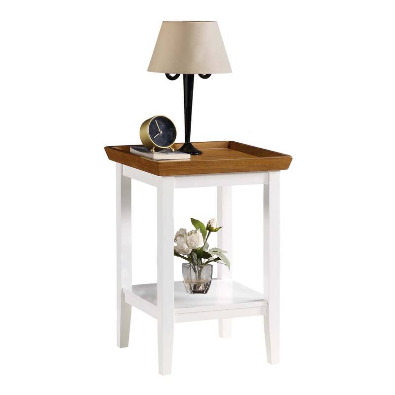 Convenience Concepts Ledgewood End Table with Shelf