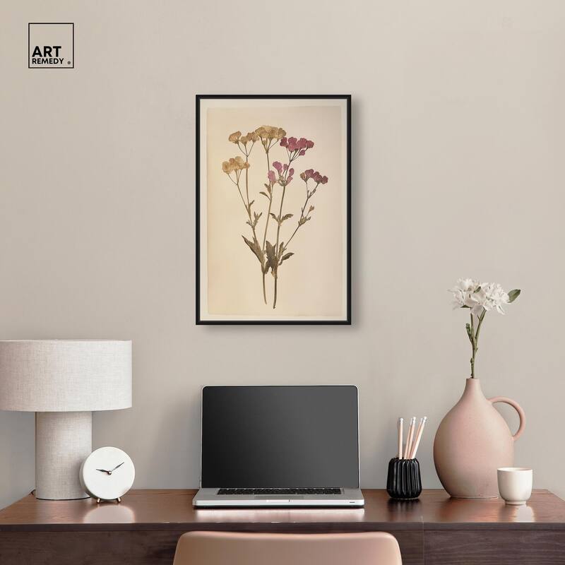 Dried Flower Canvas by Art Remedy