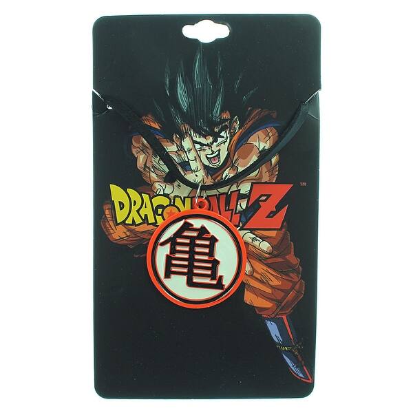 Shop Dragonball Z Orange White Turtle Symbol Necklace Overstock