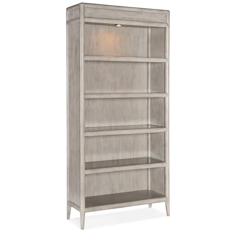 Hooker Furniture 5921-10445 Work Your Way 40" Wide 5 Shelf Alder - Grey Mink