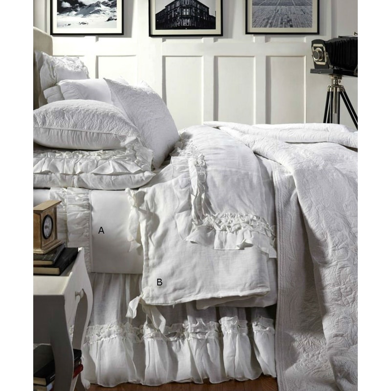 Bianca, Linen, Neutral, Duvet Cover