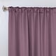 preview thumbnail 130 of 198, Superior Solid Machine Washable Room Darkening Curtains with Back Tabs, Set of 2