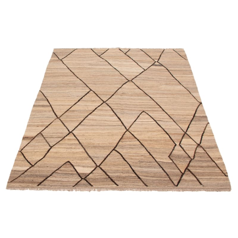 Sivas Beige Kilim 5'11" x 7'10" - 5'11 x 7'10