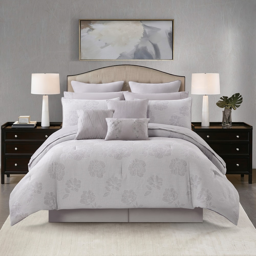 Nanshing Blair 13 Piece Floral Glam Comforter Set