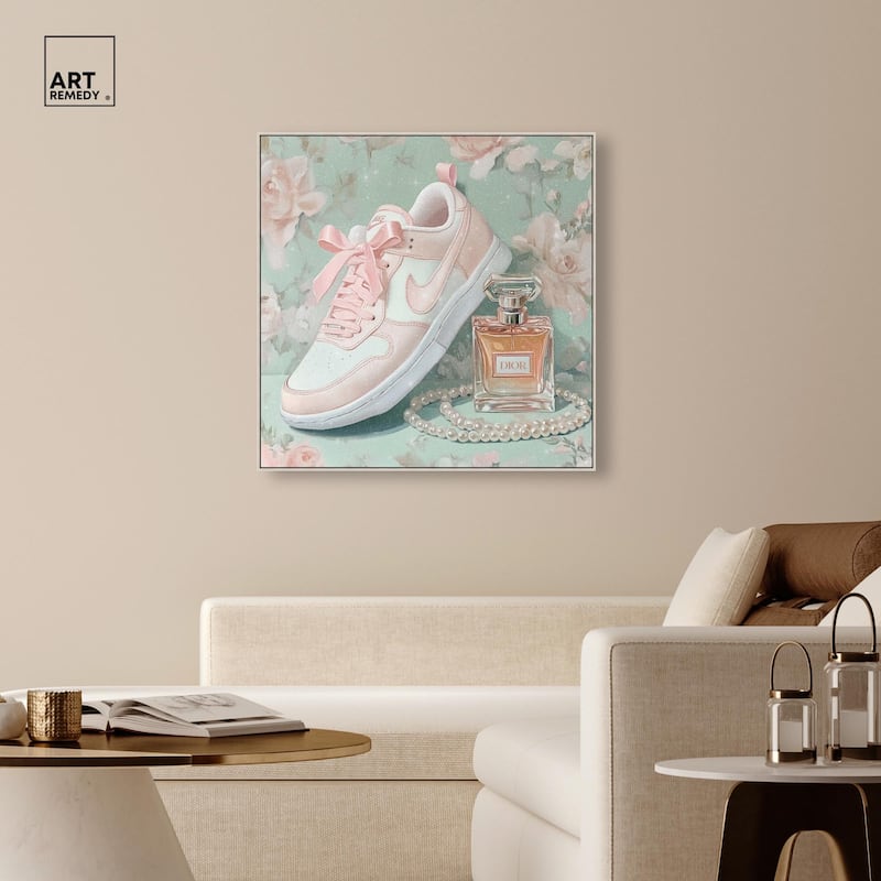 Petite and Cute Sneaker Canvas by Art Remedy