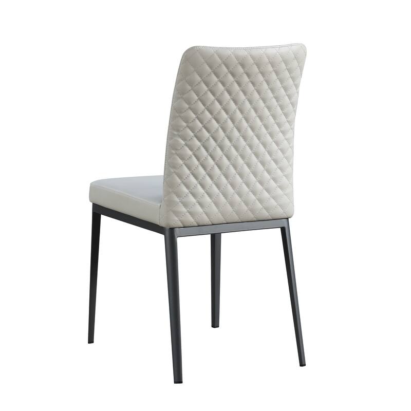 Somette Katana Extendable Marbleized Sintered Stone Dining Set