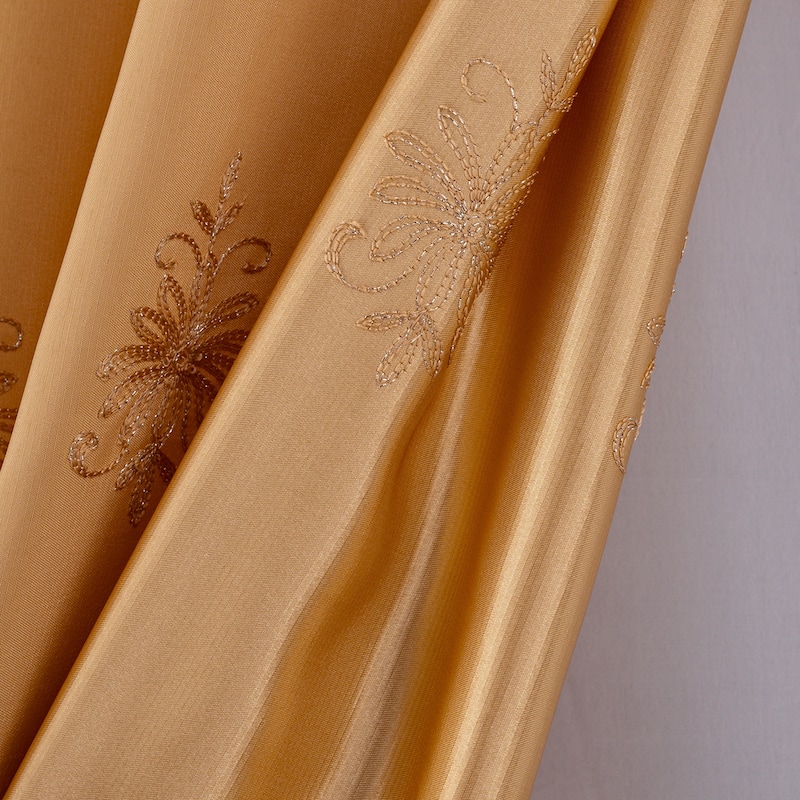 Donna Macrame Embrodiered Window Curtain 84" or 90"