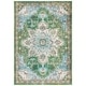 preview thumbnail 32 of 109, SAFAVIEH Madison Diederike Boho Medallion Distressed Rug 2'2" x 4' - Green/Turquoise