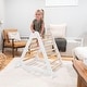 preview thumbnail 9 of 25, Little Partners Learn 'N Climb Triangle with 4 Height Settings White/Beige
