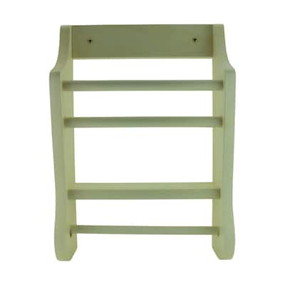 Solid Wood Tissue Holder & Magzine Rack 17.5H Made In USA Renovators Supply